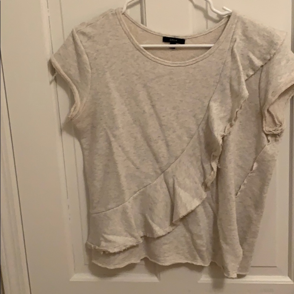 Drew ruffle top